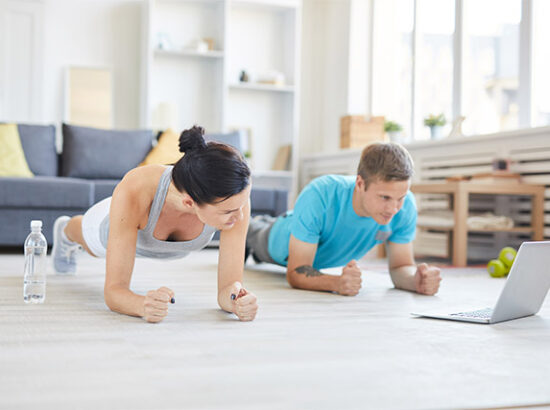Warming up and Cooling Down with at-home Exercise